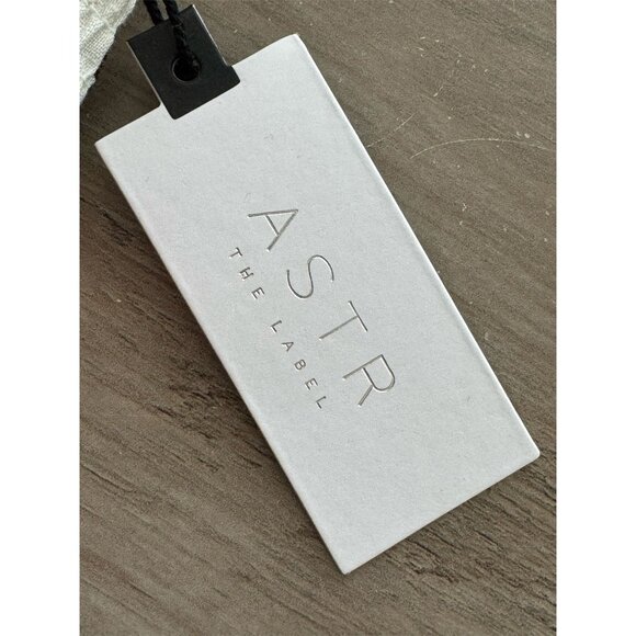 ASTR The Label Heather Abstract Print Cutout Puff Sleeve Mini Dress NWT Size M - Picture 6 of 8